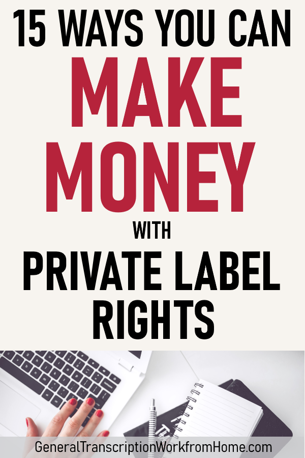 make money private label