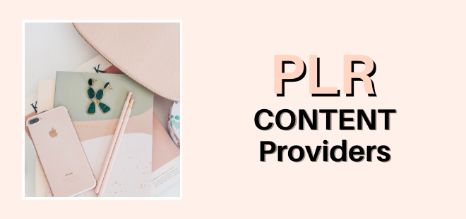 PLR Content Providers I Recommend
