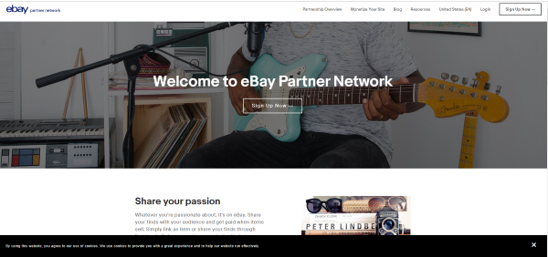 ebay partner network affiliate network
