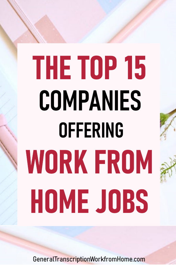 Work at Home Jobs from Top 20 Legitimate Companies Work from Home