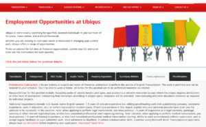 transcription jobs for beginners with ubiqus