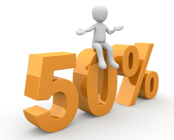 save 50%