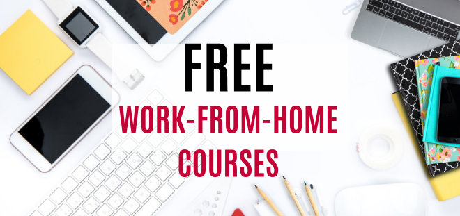 free work from home courses