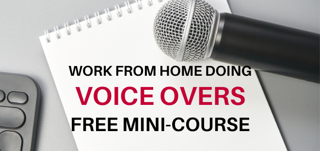 work from home doing voice overs