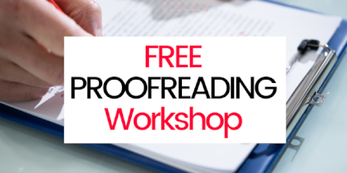 free proofreading workshop